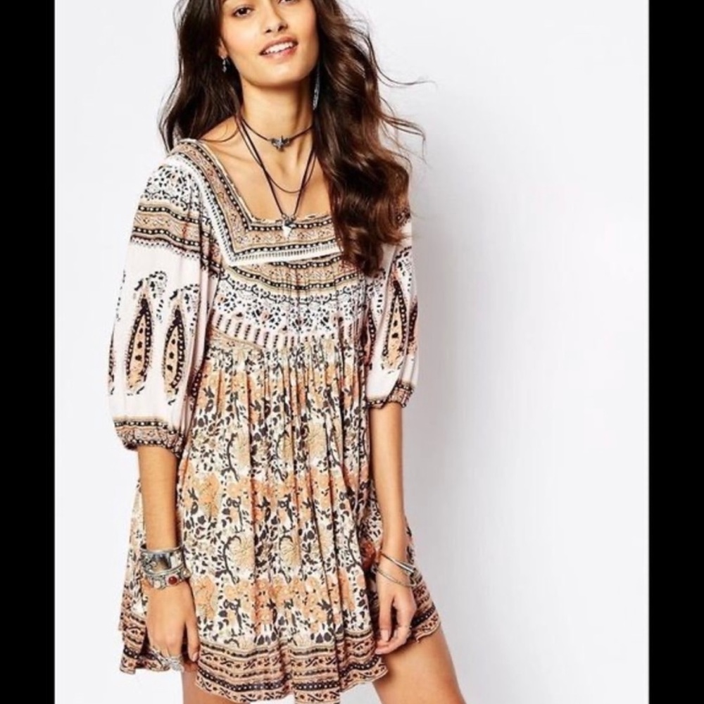 Free People NWT Midsummer Dream Peasant Dress
